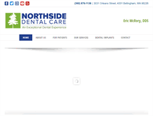 Tablet Screenshot of northsidedentalcare.net